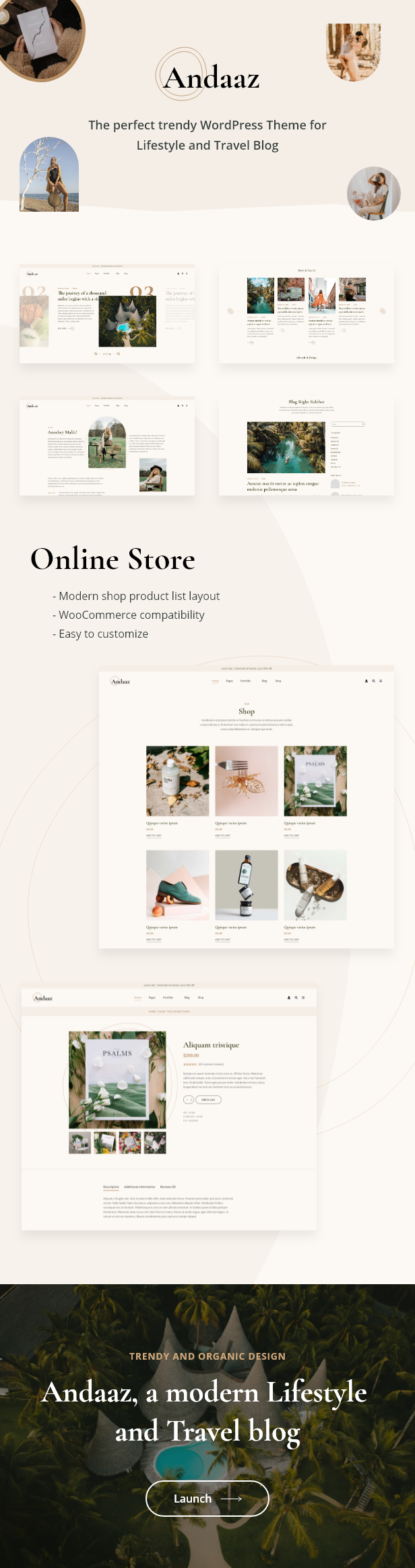 Andaaz - Lifestyle and Travel Blog WordPress Theme - 1
