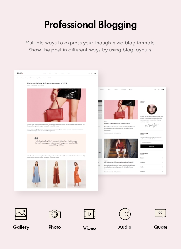 Anon - Chủ đề WooCommerce đa năng của Elementor - 21