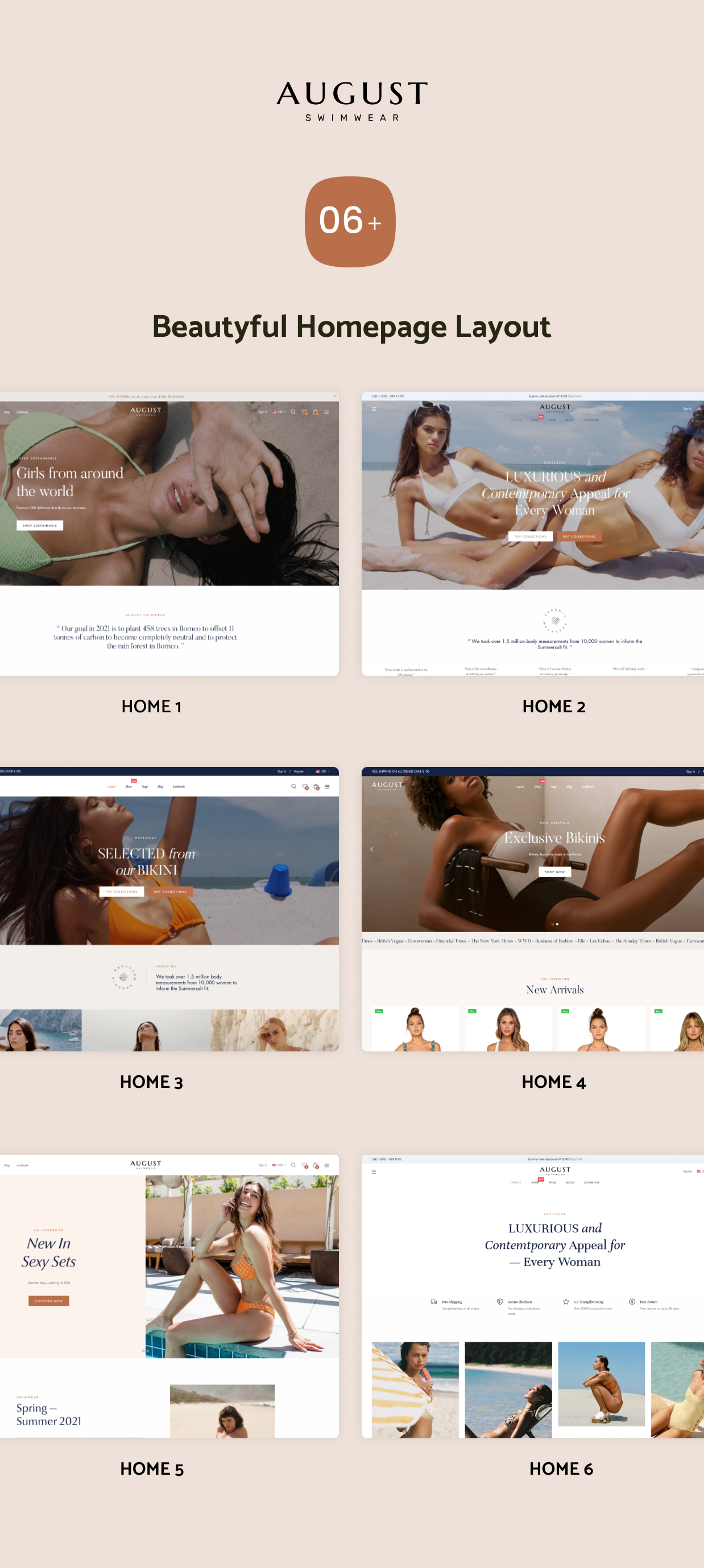 Tháng 8 - Chủ đề WordPress WooCommerce dành cho đồ bơi - 4