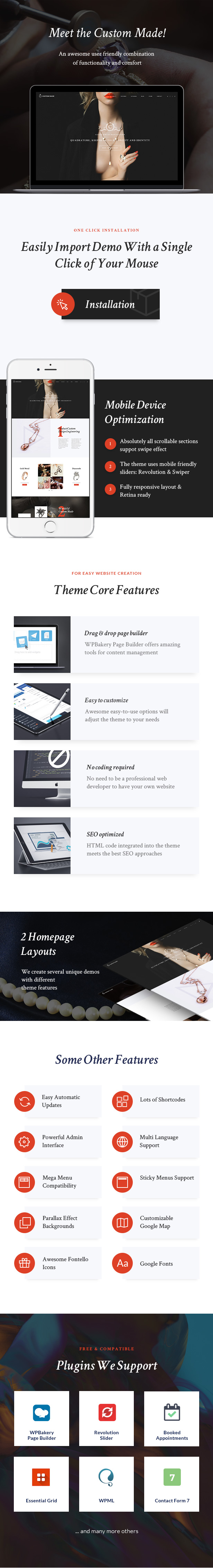 Tùy chỉnh | Chủ đề WordPress cho cửa hàng và nhà sản xuất trang sức - 1