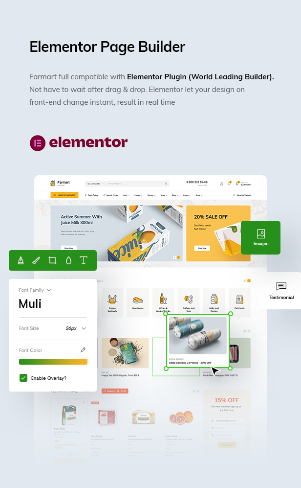 Farmart - Chủ đề WordPress cho chợ thực phẩm hữu cơ và tạp hóa - 2