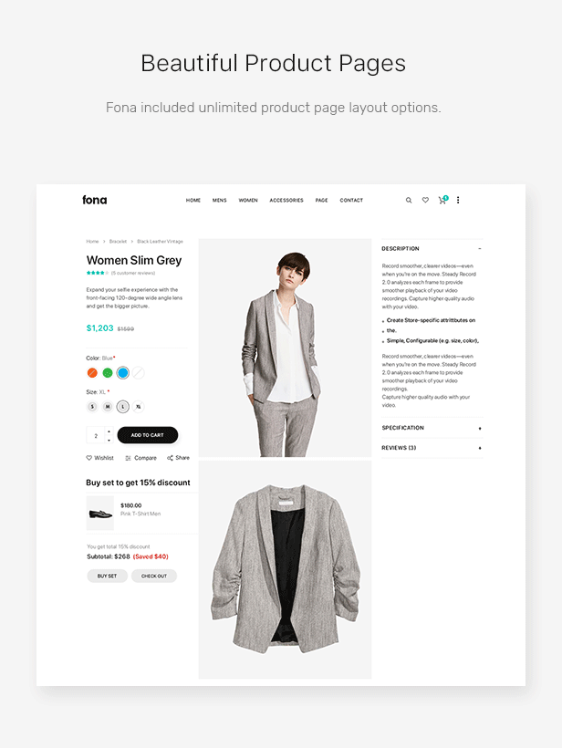 Fona - Responsive Elementor WooCommerce Theme - 12