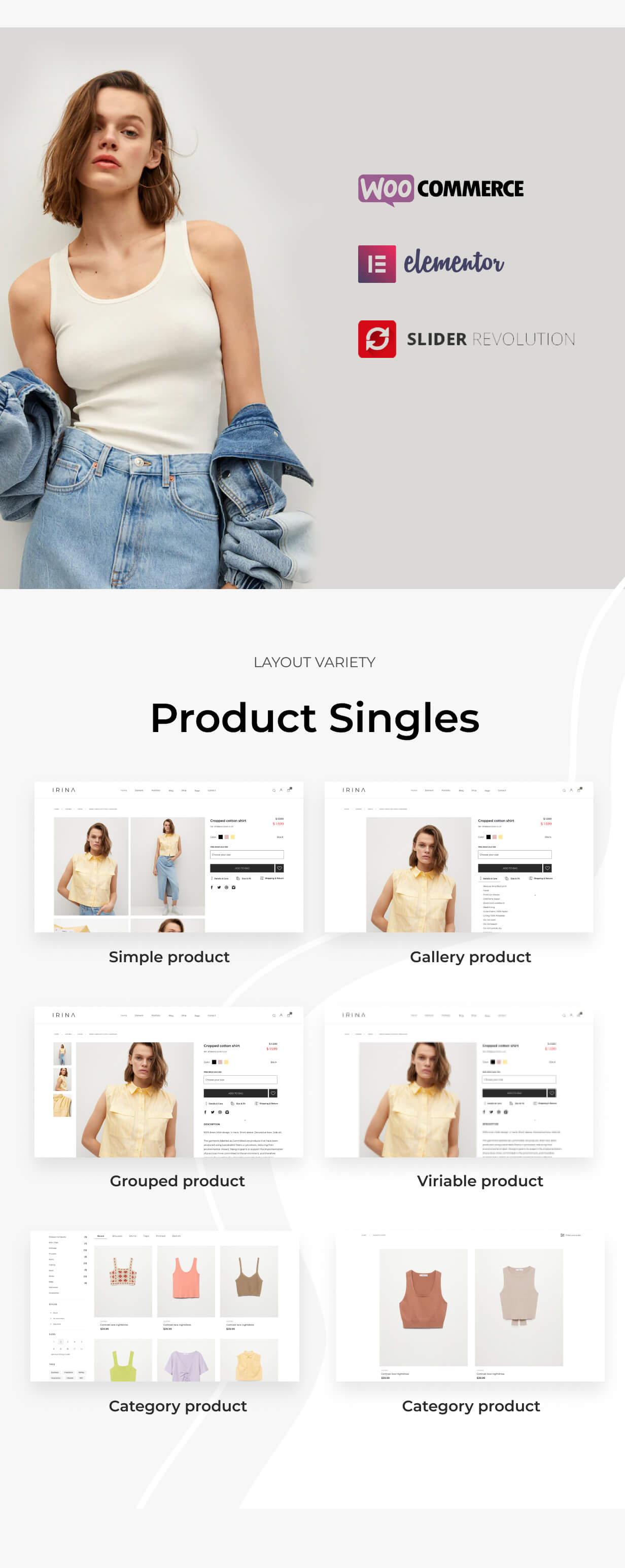 IRINA - Elementor WooCommerce Theme - 4