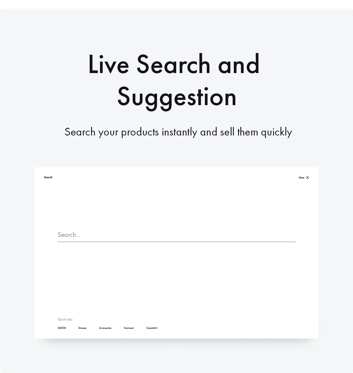 Chủ đề Konte WooCommerce - Tìm kiếm Ajax