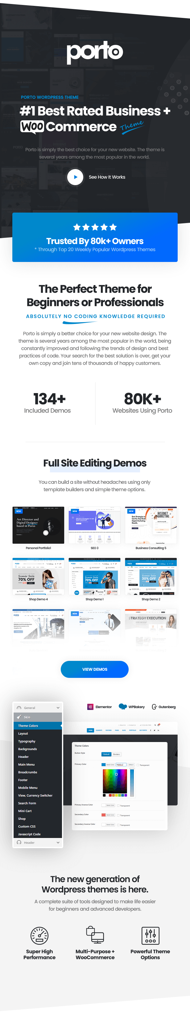 #1 Theme WordPress dành cho doanh nghiệp và thương mại điện tử tốt nhất - Dành cho người mới bắt đầu và chuyên nghiệp