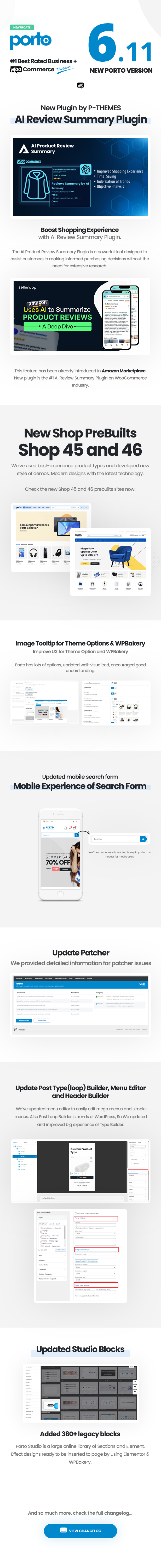 Porto WordPress Có gì mới 6.11