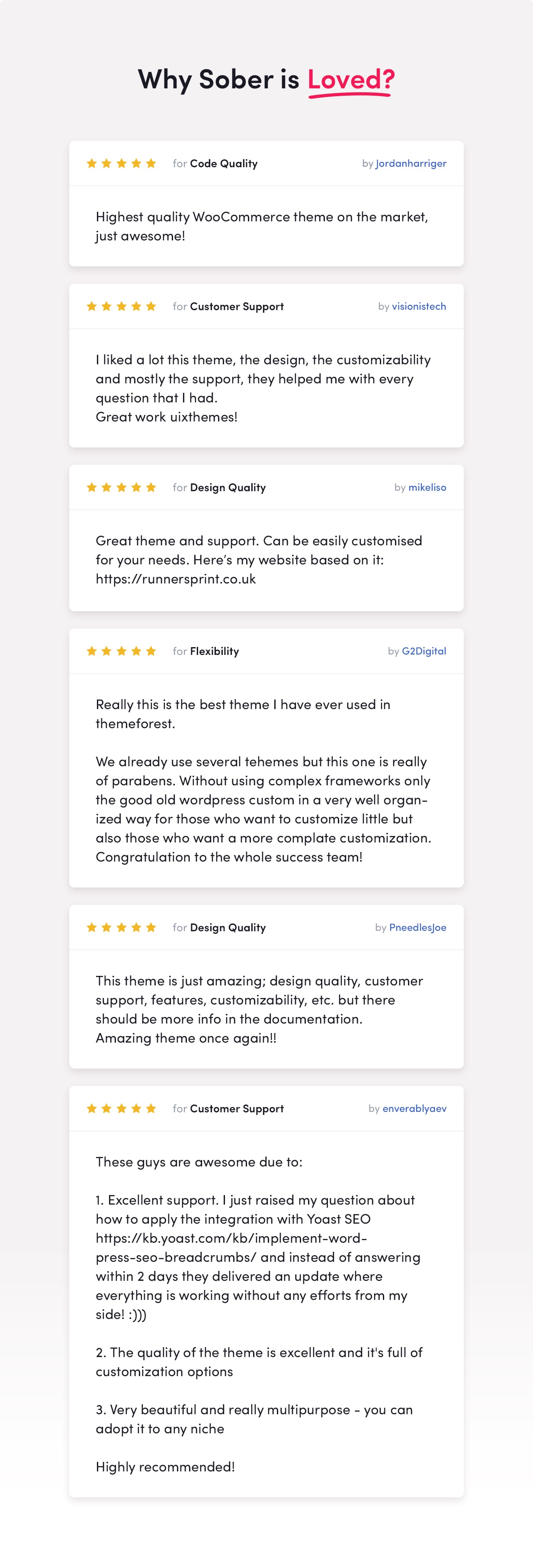 Tại sao nên chọn chủ đề Sober WordPress