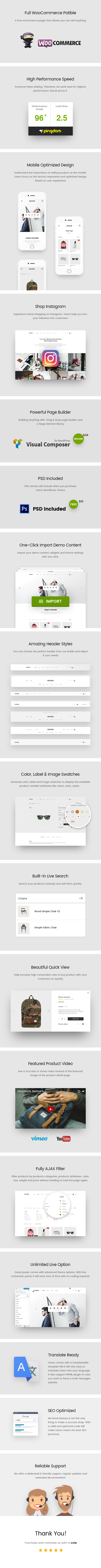 Unero - Chủ đề WordPress AJAX WooCommerce tối giản - 9