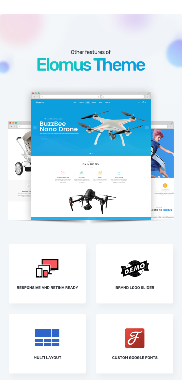 Shopify Electronics Theme for Single Products