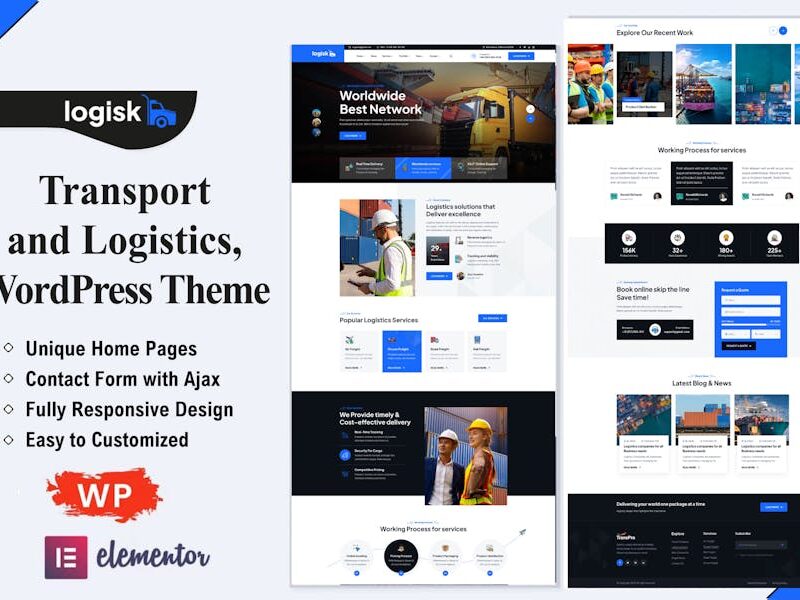 Logisk - Transport & Logistics WordPress Theme