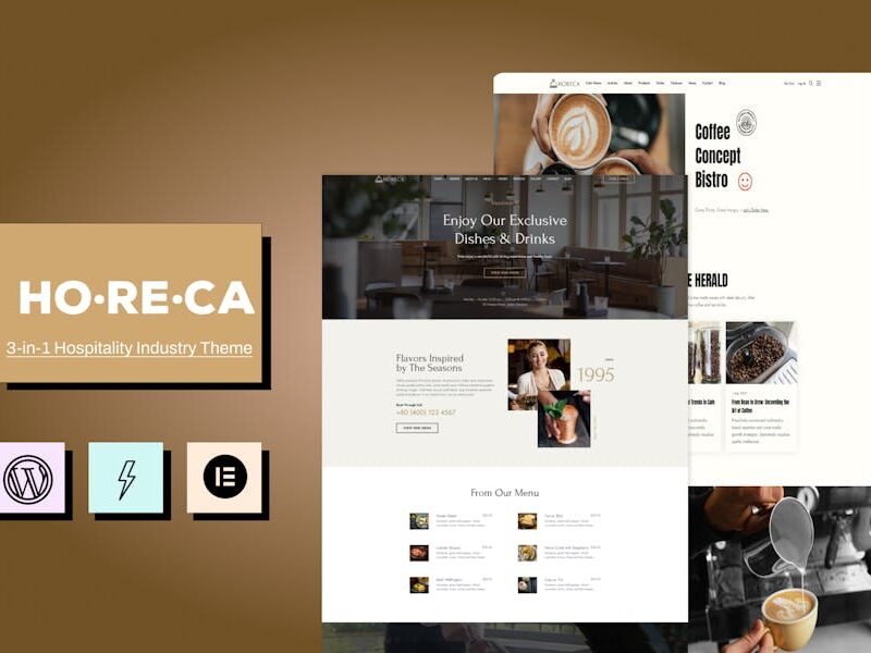 HoReCa - Hospitality Industry Theme