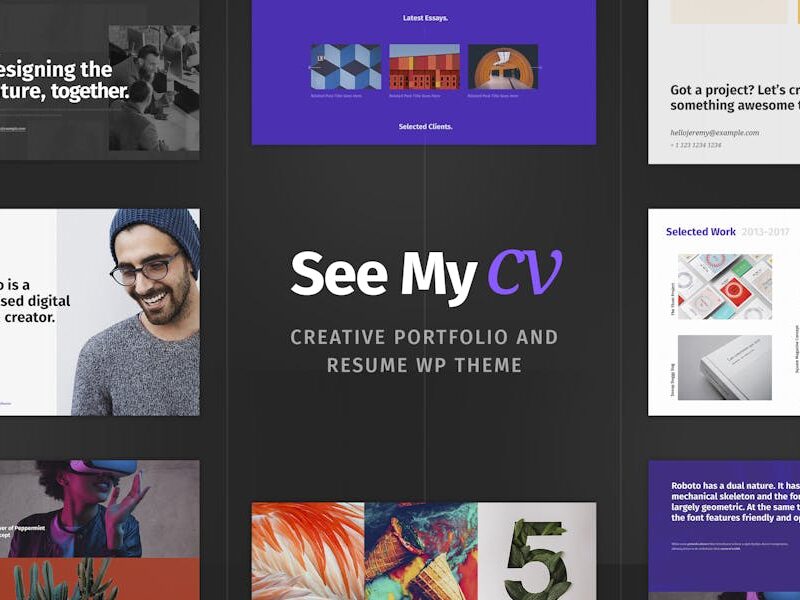 See My CV - Resume WordPress Theme