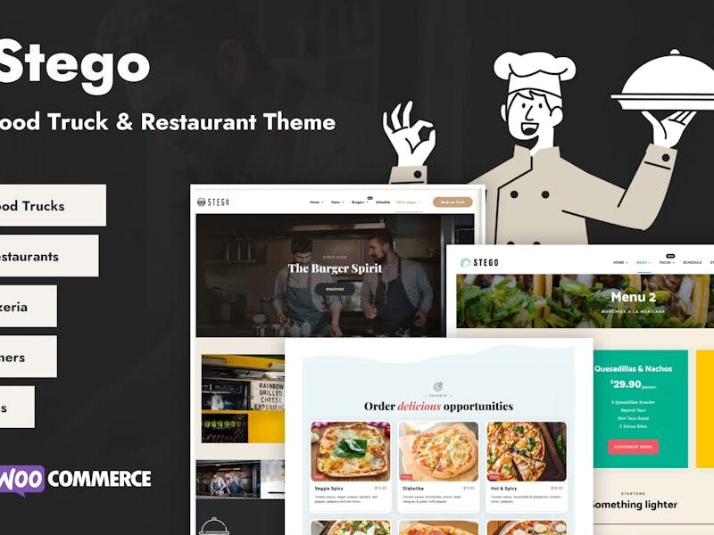 Stego - Food Truck & Restaurant Theme