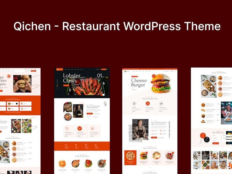 Restaurant WordPress Theme - Qichen