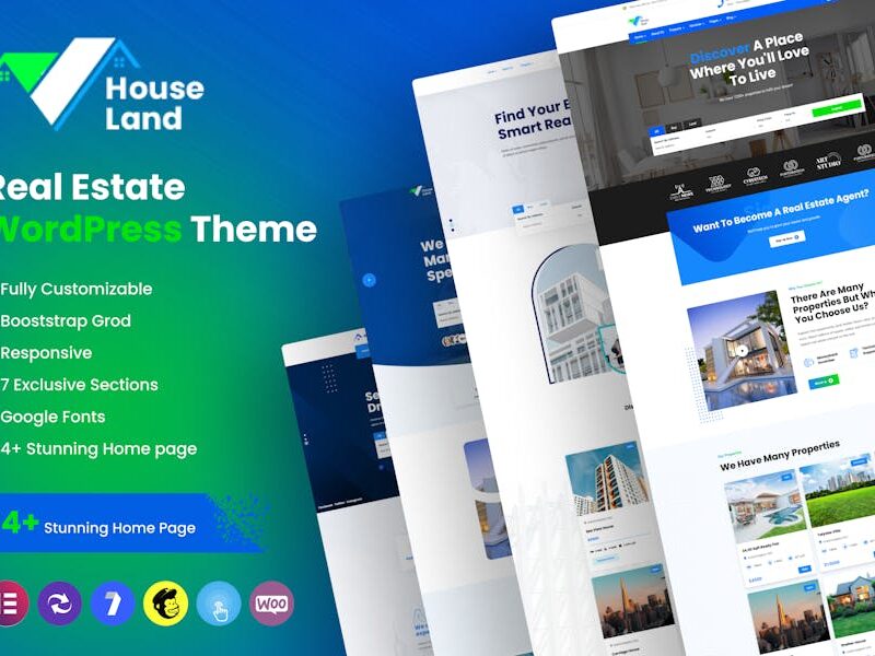 Houseland - Real Estate WordPress Theme