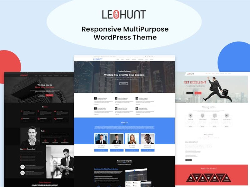 LeoHunt - Responsive MultiPurpose WordPress Theme