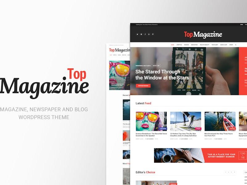 Top Magazine - News WordPress Theme
