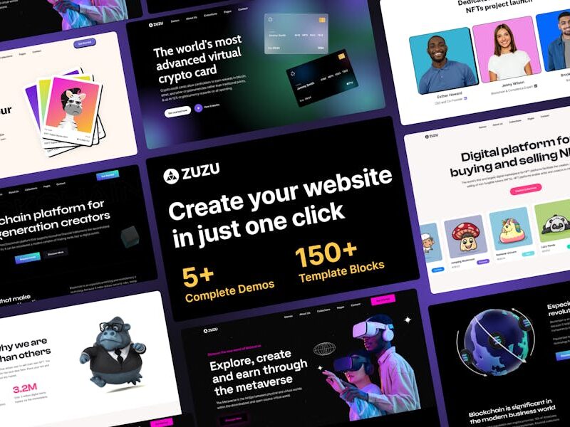 Zuzu - NFT & Crypto WordPress Theme