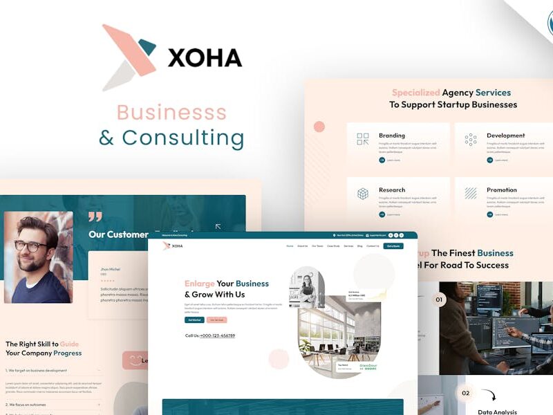 Xoha | Start-up Consulting WordPress Theme