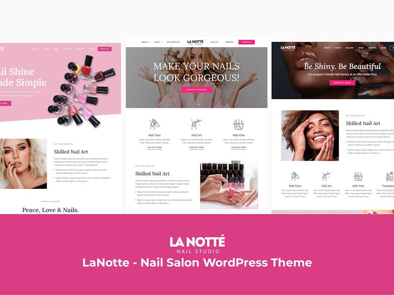 LaNotte - Nail Salon WordPress Theme