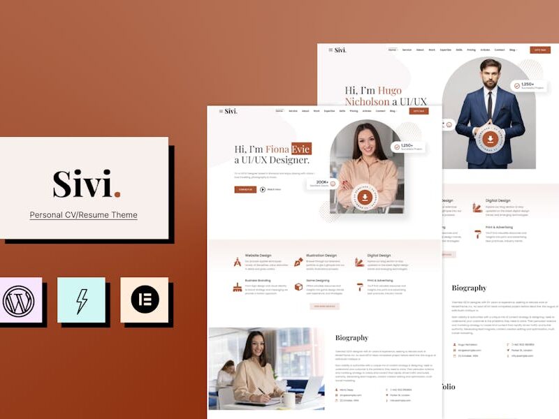 Sivi - Personal CV/Resume Theme