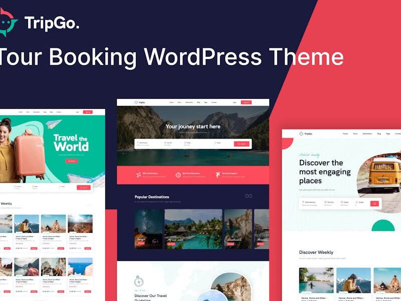 Tour Booking WordPress Theme - Tripgo