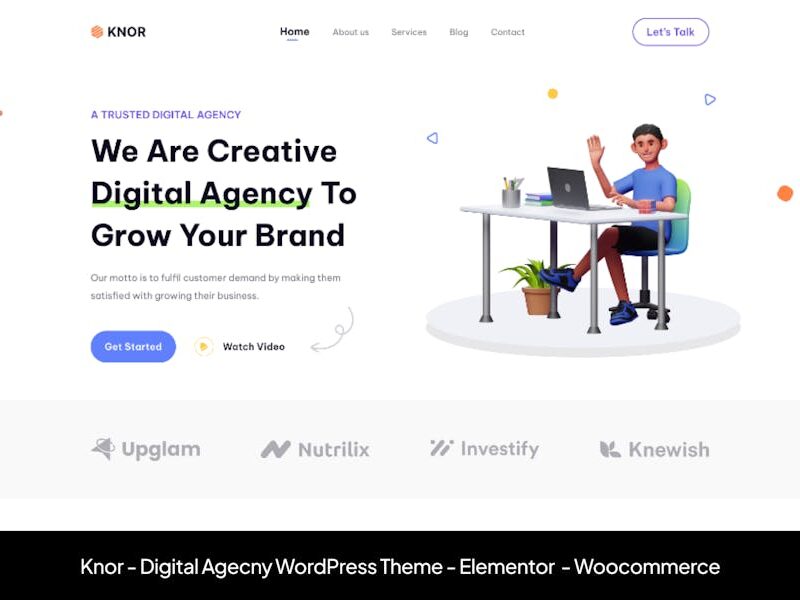 Knor - Digital Agecny WordPress Theme