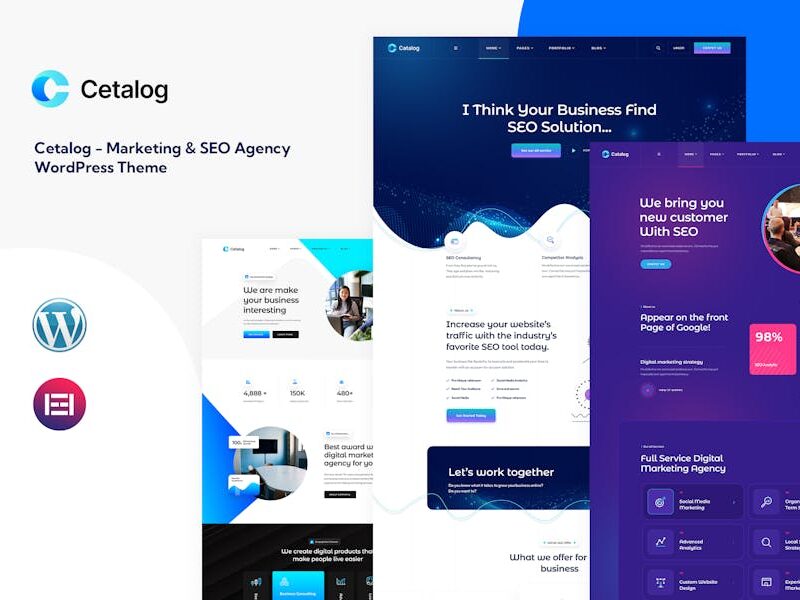 Cetalog - Marketing & SEO Agency WordPress Theme
