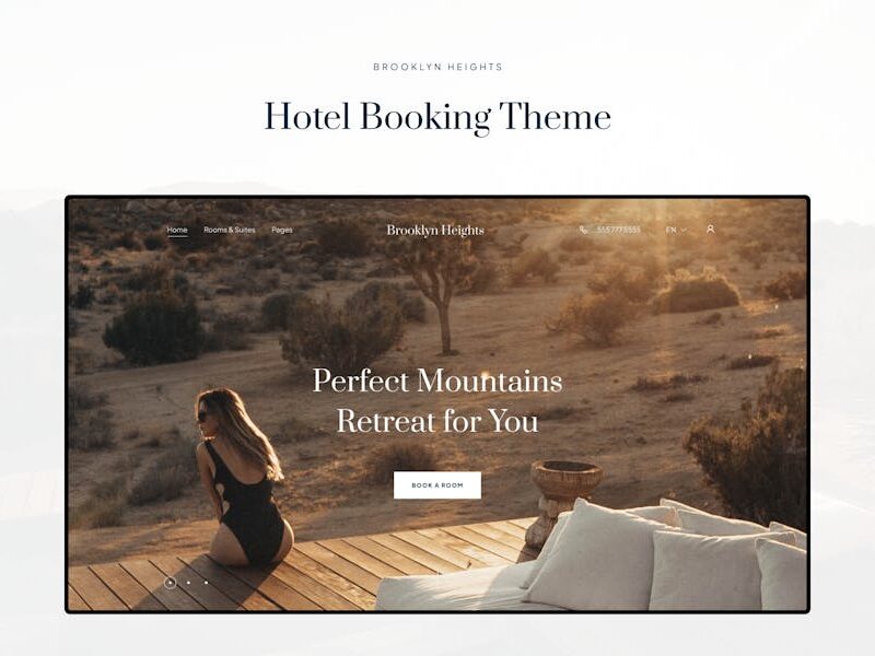 Brooklyn Heights - Hotel Booking WordPress Theme