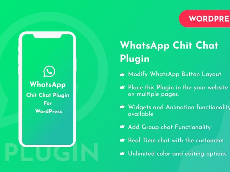 WhatsApp Chit Chat Plugin For WordPress
