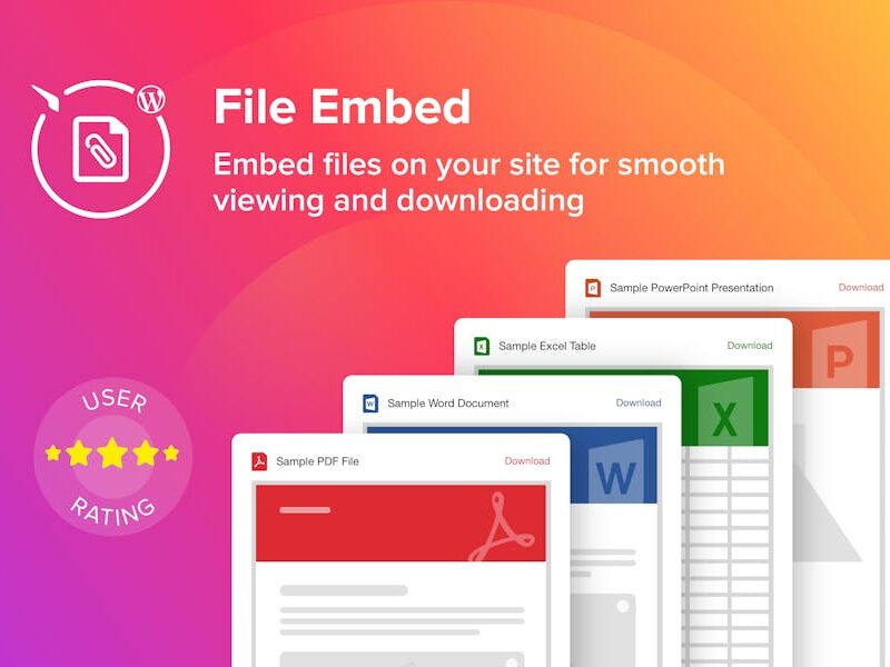 WordPress File Embed - Viewer Plugin
