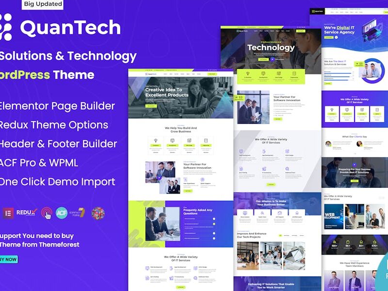 IT Solutions & Technology WordPress Theme