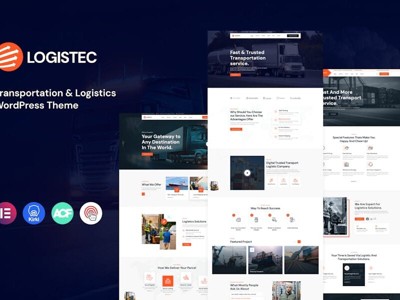 Logistec - Transportation & Logistics WordPress