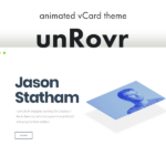 unRovr – Animated vCard & Resume WordPress Theme