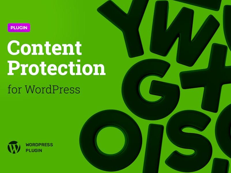 Content Protection Plugin for WordPress Theme