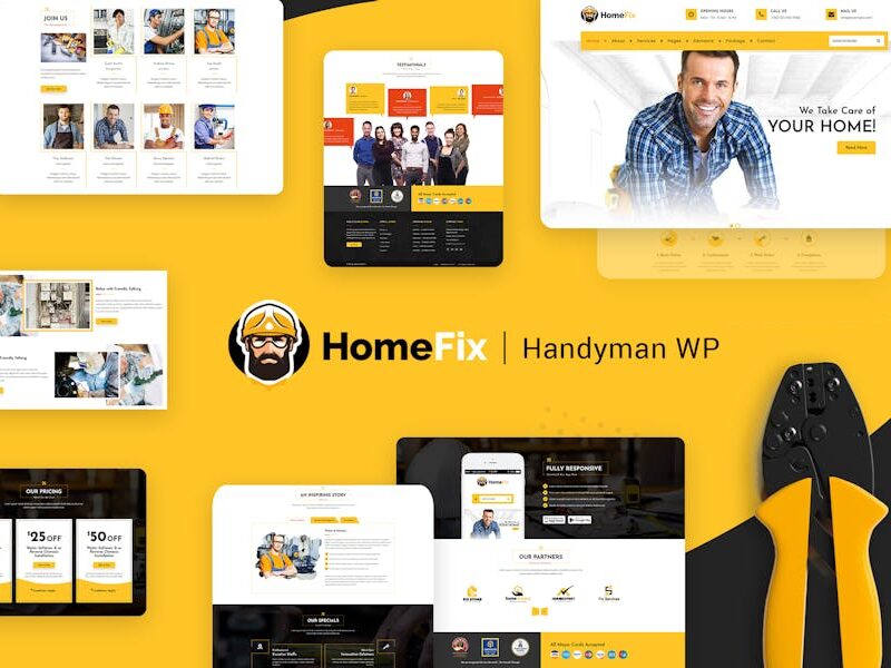 HomeFix - Handyman, Maintenance WordPress Theme