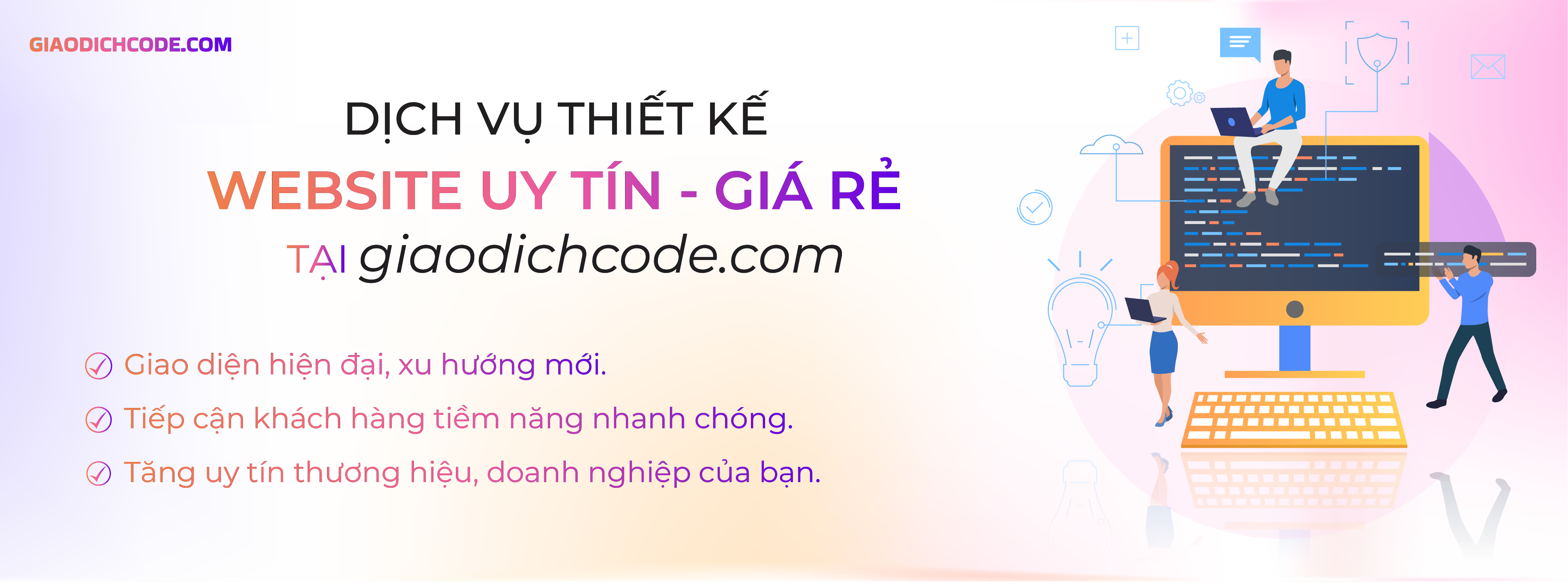 Thiết kế website uy tín - giá rẻ tại shopcode.vn
