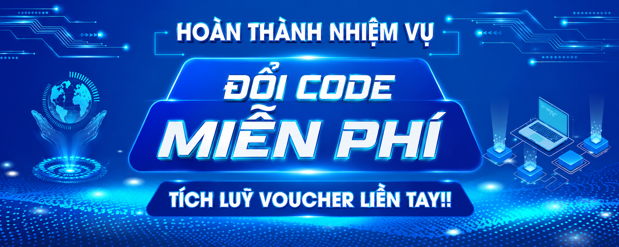 Hoàn thành nhiệm vụ đổi code miễn phí