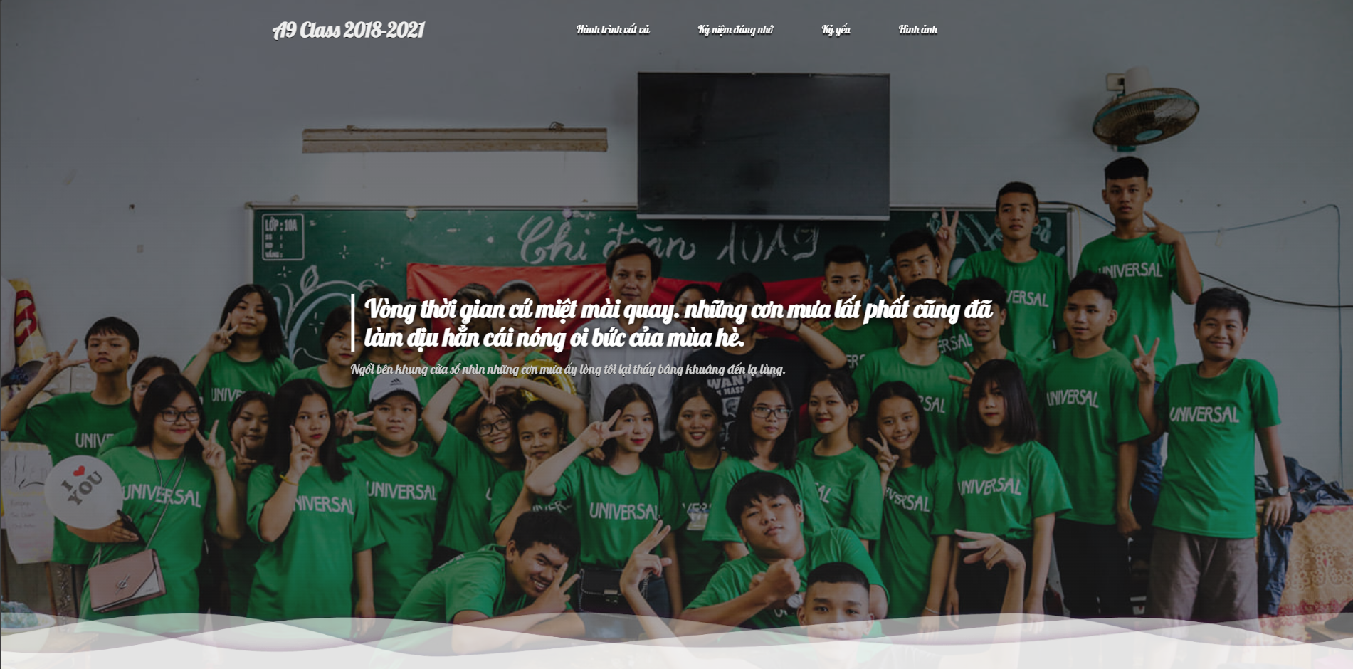 CODE TEMPLATE KỶ YẾU TUYỆT ĐẸP