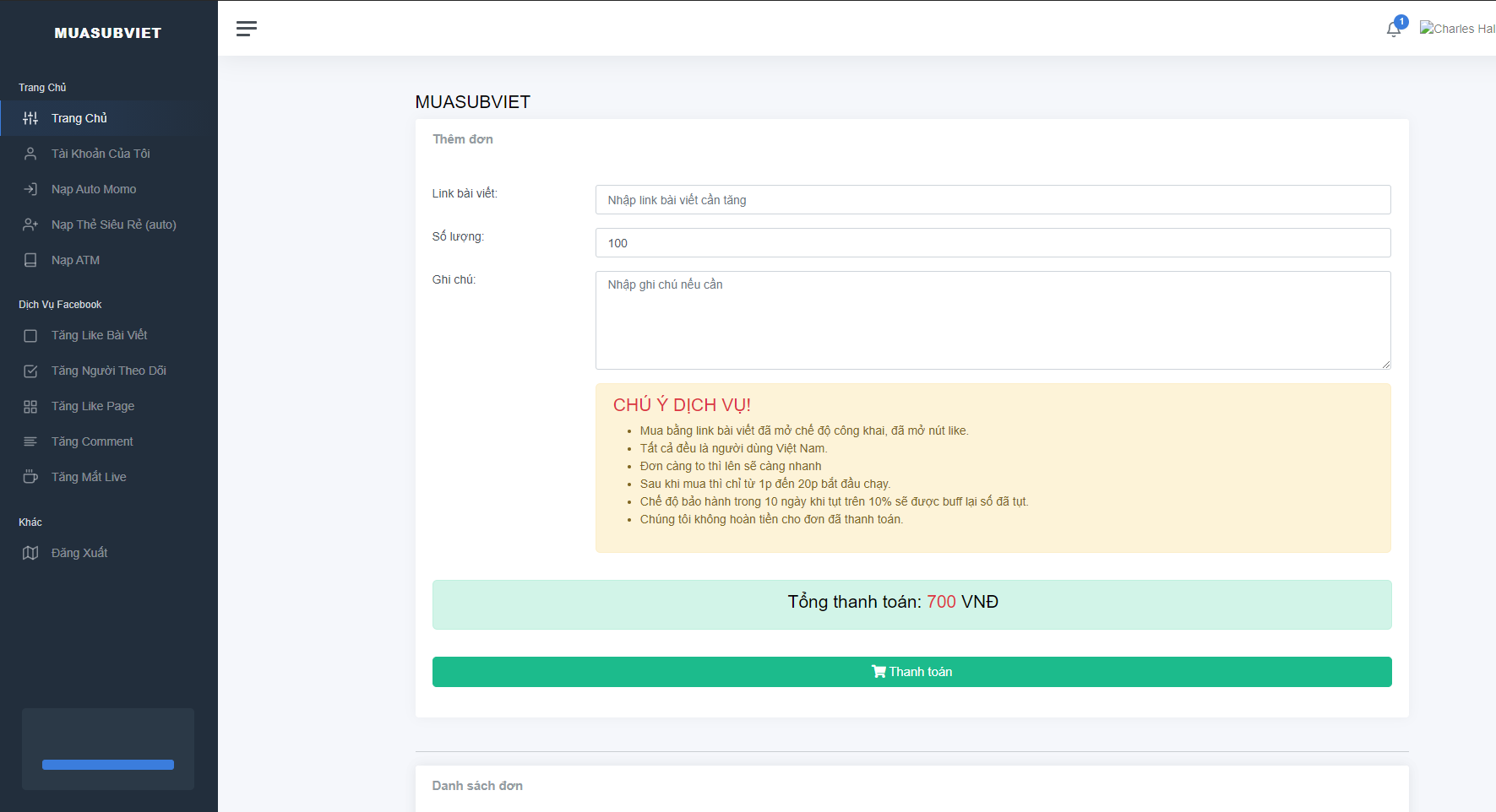 Code dịch vụ fb , tăng like , tăng cmt , tăng mắt live
