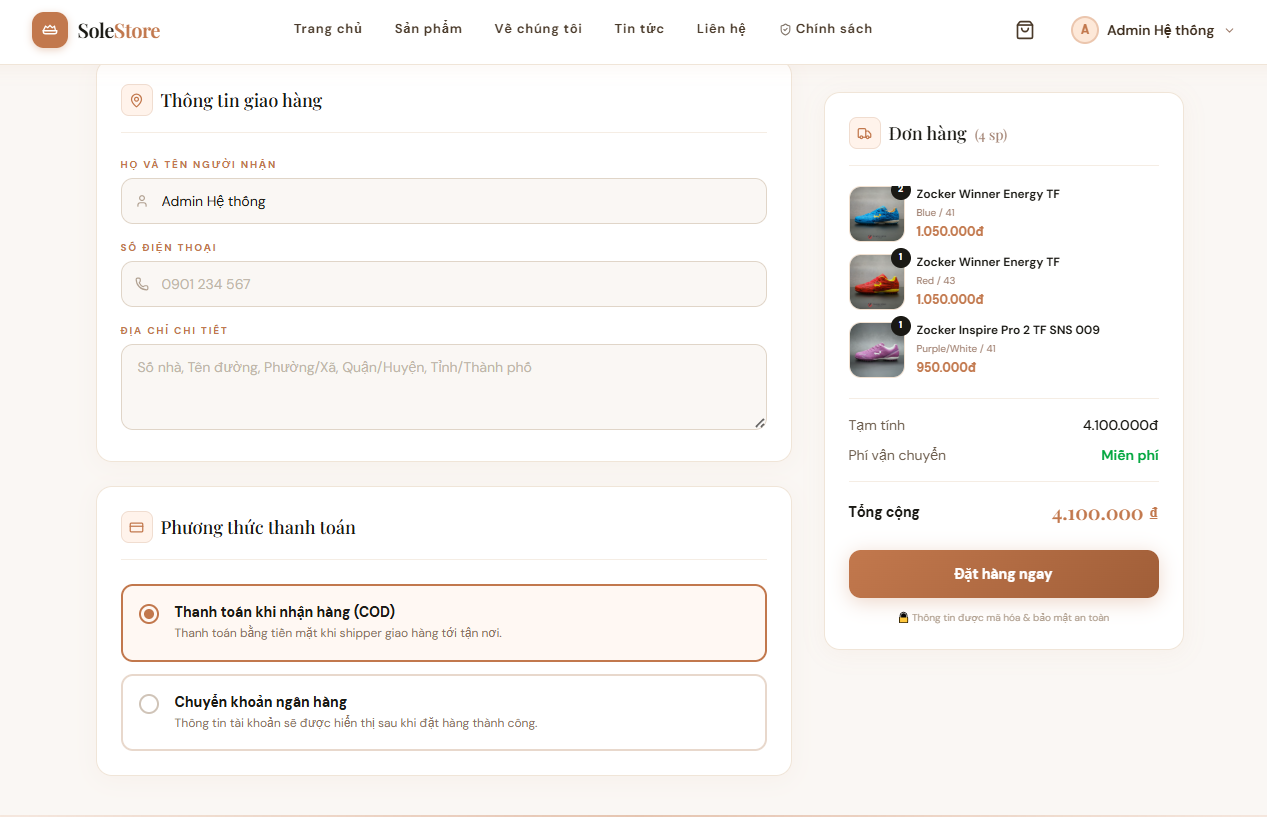 Source code Website bán giày bóng đá bằng Reactjs + Nodejs (Full hỗ trợ cài đặt)