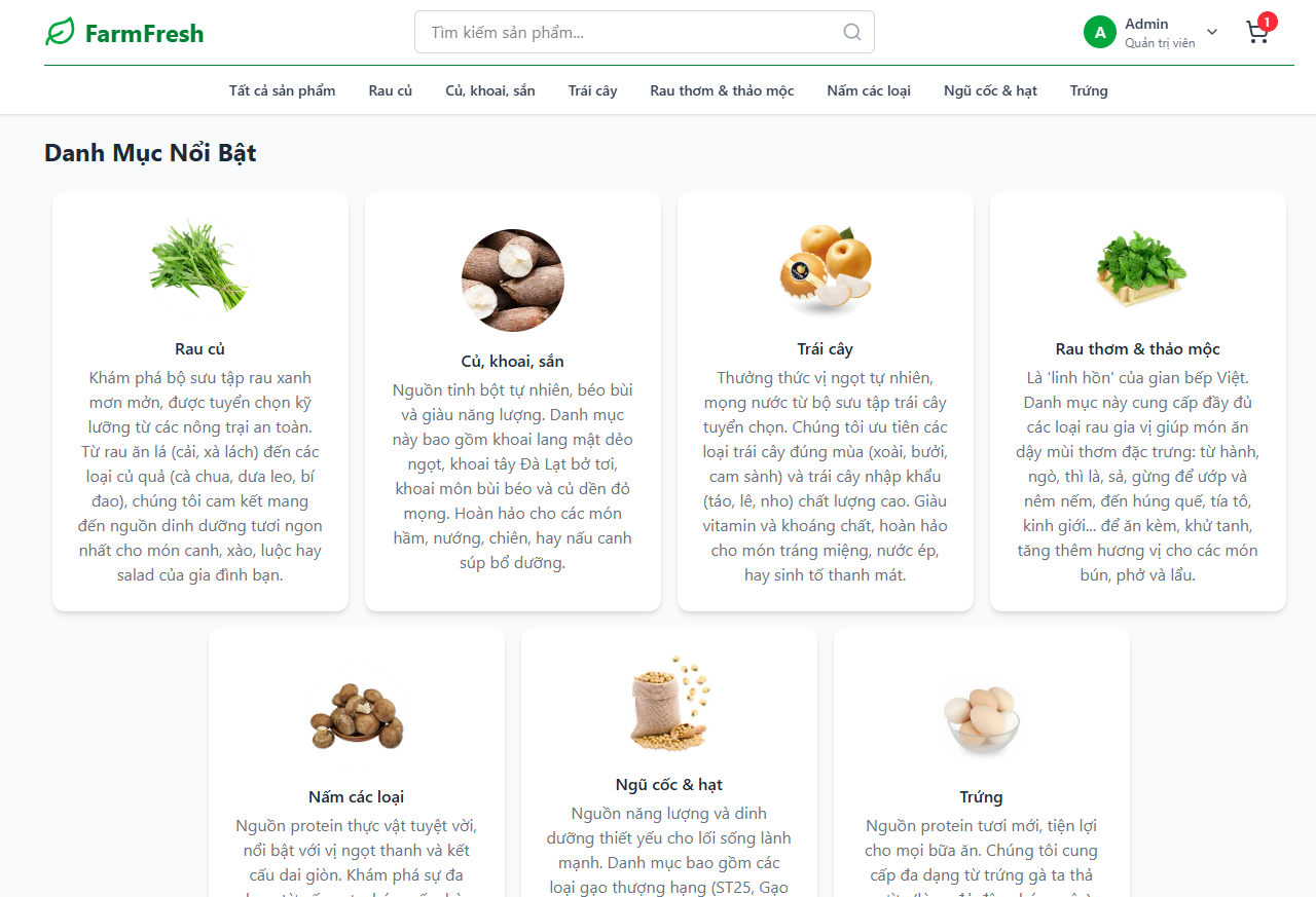 Full source code website cửa hàng bán thực phẩm có tích hợp chatbot sử dụng React + Nodejs (Full hỗ trợ cài đặt + báo cáo)