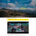 Landing page giới thiệu tour du lịch Landing page giới thiệu tour du lịch