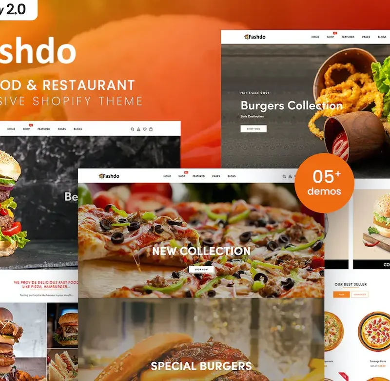 Fashdo - Fast Food & Restaurant Shopify Theme
