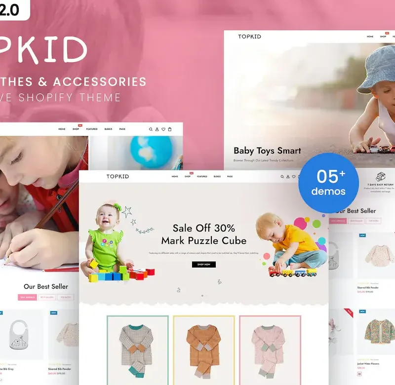 Topkid - Baby Clothes & Accessories Shopify Theme