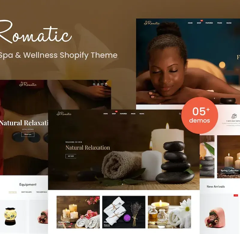 Romatic - Elegant Spa & Wellness Shopify Theme
