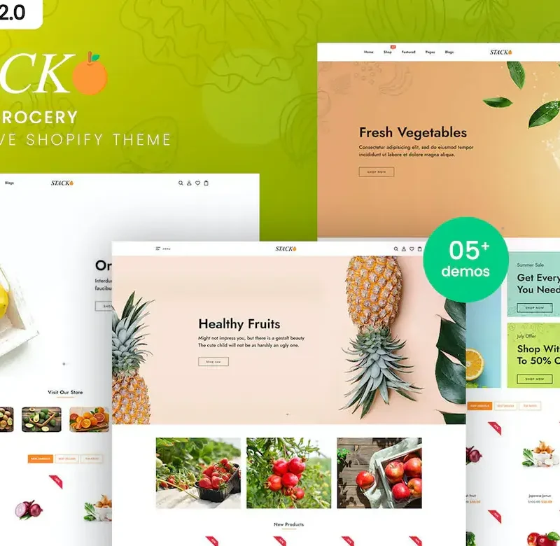 Stacko - Organic Food & Grocery Shopify Theme
