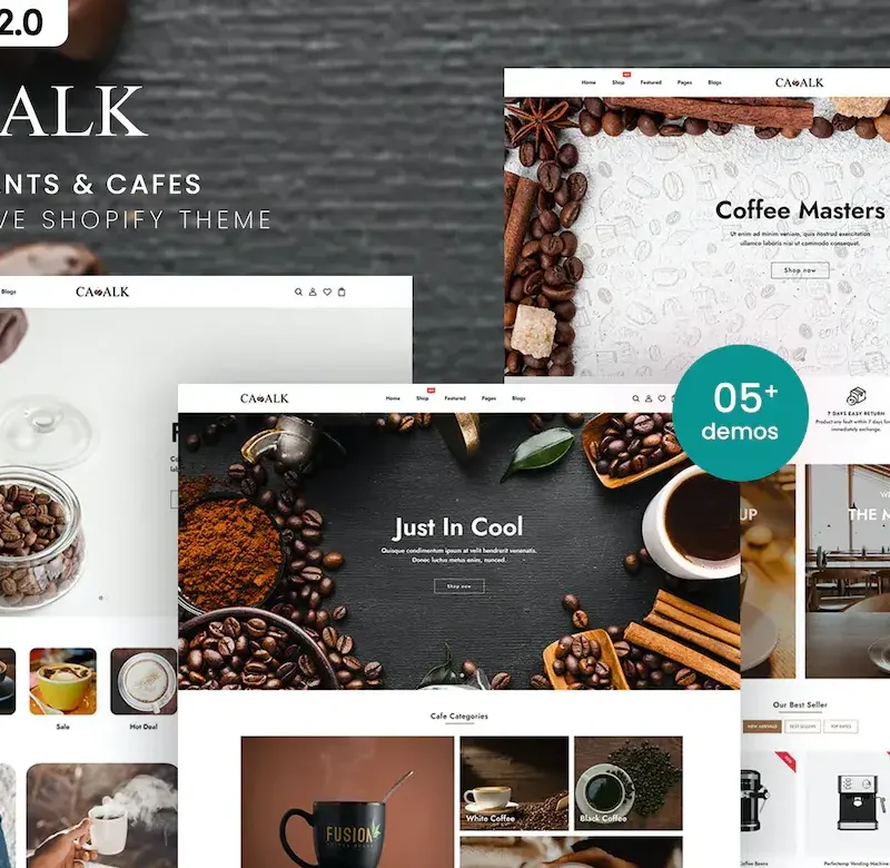 Cawalk - Restaurants & Cafes Shopify 2.0 Theme