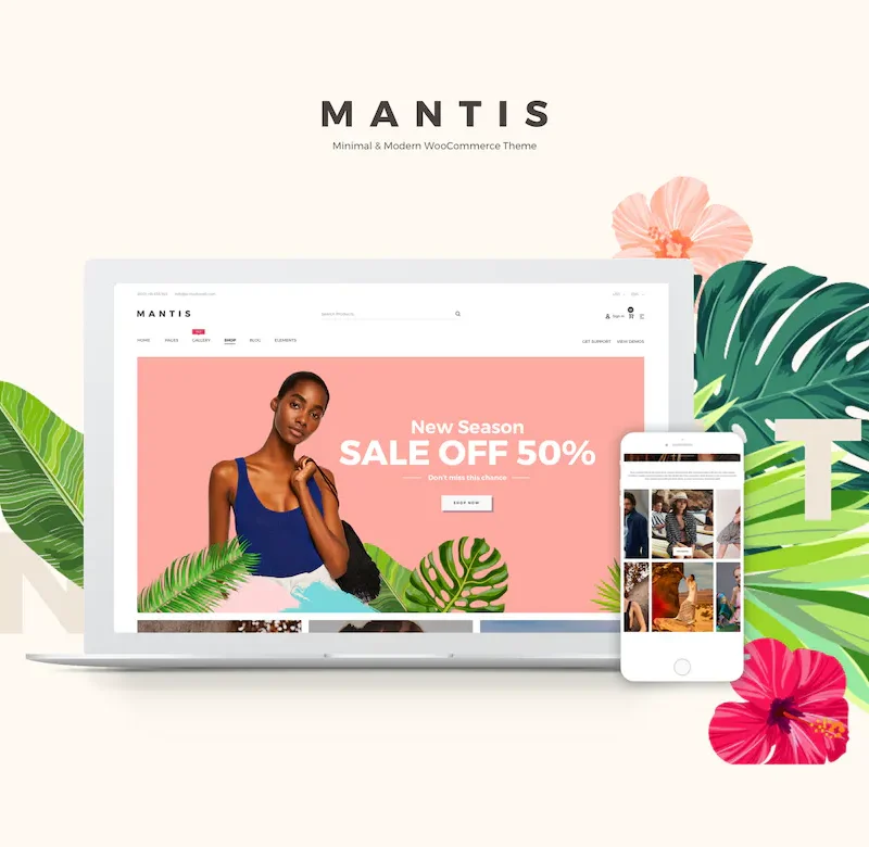 Mantis - Minimal & Modern WooCommerce Theme