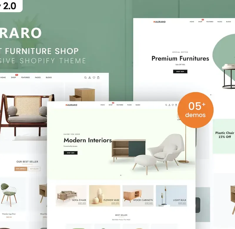 Auraro - Elegant Furniture Shop For Shopify
